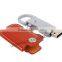 Logo printed Business Leather Metal key usb2.0 storage 16gb 32gb