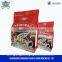 flat bottom packaging pouch for nuts/ square bottom resealable bag