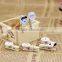 Cute cartoon face name card clip wooden postcard clip /photo clip