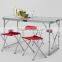 outdoor folding table and chair