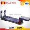 Factory director heavy machine transport trailer, 20ft flatbed semi trailer and 40ft 3 axle low bed semi trailer