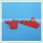 1/4" male thread red color ABS wind jet air spray nozzle with 20pcs holes