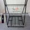 Free-Standing Portable Hanging rug Display Metal Rack