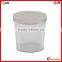 food safe round plastic clear paint cans for crafts