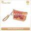 Wholesale Newest Stylish Creative Design Cork Cosmetic Clutch Wash Toilet Bag