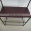 Metal Wood Entryway Bench Storage standing Hallway Umbrella Hat coat Shoe rack