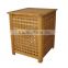European style wooden grid series product wooden laundry basket