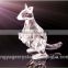 Crystal Christmas Gift Crystal Kangaroo model Glass Figurine