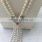 beautiful 7-8 mm white freshwater pearl necklace