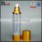100ml  china factory price gold UV pump airless wholesale cosmetic bottle personal care lotion serum cream plastic bottle