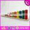 2017 New design kids educational toys wooden stacking blocks W13D124