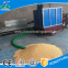Granular soft tube grain suction machine with screw structure