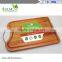 Light and small stainless steel hand acacia wood chopping block, cutting board
