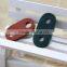 2014 garment customized debossed 3d faux leather cord stoppers