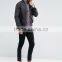 High Quality Custom Long Sleeve Button Placket Men's Polyester Viscose Stretch Knit 200g Slim Fit Casual Purple Polo Shirt