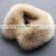 Myfur Custom Design Winter Elegant Light Grey Fox Fur Scarf