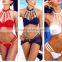 M890 Dingyang Fashion Sexy Halter Multiple-rope Bandage Bikini Swimwear