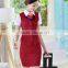 custom chantilly and beautiful cotton material airline uniforms of women wholesale for sale