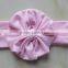 YJ-053 korean fashion kids girls hair bows pink sweet heart print big bow baby head band