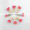 Cute Felt Heart Mini Clip Wood Pegs Kid Craft Party Favor Supply 35mm