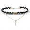 Charm 8Pcs/Set Gothic Punk Velvet Lace Choker Bead Pendant Necklace Jewelry