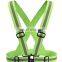 Comfortable hi vis reflective running safety belt