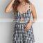 Unique Black&White Short Rompers for Women(Q1706101)