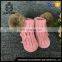 Specification Fabric Knitted Shoes Plush Indoor Soft Baby Booties