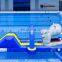 HI hot sale inflatable water obstacle course, newest swimming pool float hippo water park