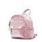 Simple solid color velvet cute mini backpack fashion for girls