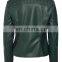 women slim fit leather jacket, fashion leather jacket europe