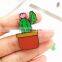 kids cute animal badge pin for kids clothing promotion colorful enamel clothing accessores badge customize shape