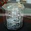 Round clear plexiglass pmma acrylic golf ball case