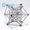 Outdoor Rope Nets Tunnel Climbing Exercise Playground With Slide Sets
