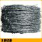 double strand 14Guage galvanized barbed wire stainless steel barbed wire plastic coated barbed wire factory with high quality