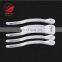 Reusable nylon P shape cable  tie sticky magic tape with logo printed