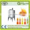 Vertical double jacketed stainless steel mixing agitator tank