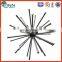 Dandelion waterfall fountain nozzle and rotating fountain nozzle