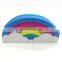 Women Gender Rainbow Shape Pencil Pen Pouch Large Change Money COIN Wallet Silicone Bags