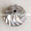 HX60 73.35/109.00mm 8+8 blades turbo milling/Aluminum 2618/billet compressor wheel