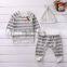 Baby Boy Girl Clothes Long Sleeve Stripe Jumpsuit Baby