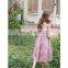 Girls' Dress 2020 Summer Cotton Ruffles Hollow Vest Clothes Dress