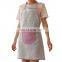 Cheap wholesale price 100% cotton waist apron easy clean BBQ use apron for women