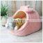 Cute Pet Bed and Cat Cave with Creative Shape Warming Bed Soft Plush Pet bed for Indoor Cats or Small Dogs