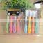 Aluminum Crochet Hooks Colorful Soft Plastic Handle Aluminum Weave Craft Crochet Hook Knitting Needle Set