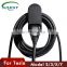 Car Charging Cable Organizer For Tesla Model 3 S X Y Accessories Wall Mount Connector Bracket Charger Holder Adapte Three