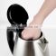 1.2L cordless stainless steel electric kettle for kitchen use