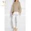 Loose Sleeve V Neck Fashion Lady Wool Sweater Design of Hand Made