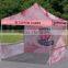 3x3m folding tent with side panels