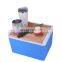 Gint eco friendly wholesale  11L pu foam Food grade OEM insulated cooler box outdoor cooler box with wooden lid